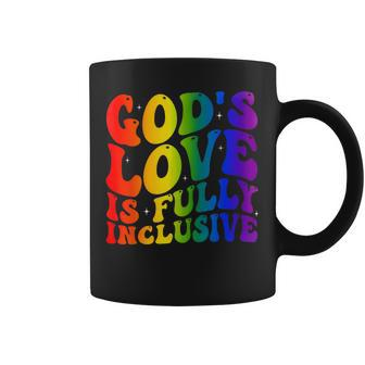 Gods Fully Inclusive Christian Jesus Lgbt Gay Pride Coffee Mug - Seseable