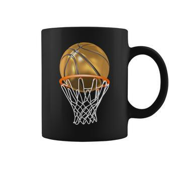 Gold Basketball Trophy Mvp Graphic For Boys Coffee Mug | Mazezy