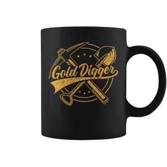 Golden Batch Crossing Pick Breast Pocket For Gold Digger Coffee Mug - Monsterry