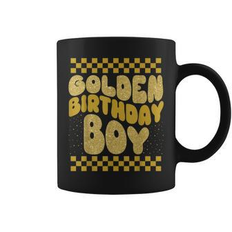 Golden Birthday Boys Bday Toddlers Birthday Party Decoration Coffee Mug - Monsterry DE