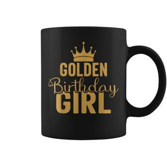 Golden Birthday Girls Birthday Party Decorations Bday Cool Coffee Mug - Monsterry UK