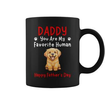Golden Retriever Dad You Are My Favorite Human Father's Day Coffee Mug - Thegiftio UK