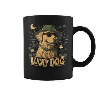 Golden Retriever Dog St Patrick's Day Saint Paddy's Irish Coffee Mug - Thegiftio