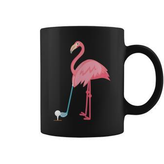 Golf Flamingo Lover Floral Summer Cute Coffee Mug - Monsterry AU