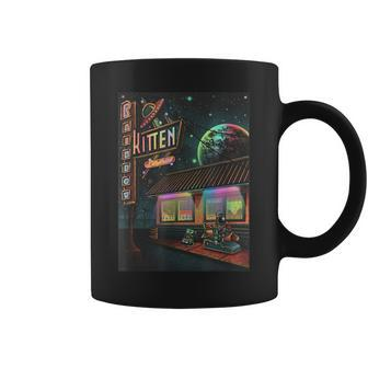 Good Music Rainbow Kitten Surprise Coffee Mug - Seseable