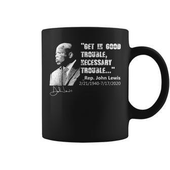 Get In Good Necessary Trouble Necessary Trouble Coffee Mug - Monsterry