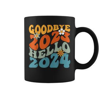 Goodbye 2023 Hello 2024 Happy New Year Coffee Mug | Mazezy