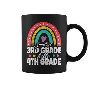 Goodbye 3Rd Grade Hello 4Th Grade Teacher Back To School Coffee Mug - Monsterry DE