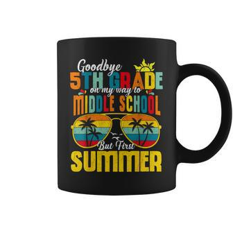 Goodbye 5Th Grade Graduation 2024 Hello Middle School Summer Coffee Mug - Seseable