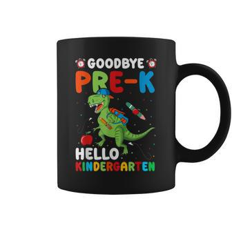 Goodbye Pre-K Hello Kindergarten Here I Come Graduation Coffee Mug - Seseable