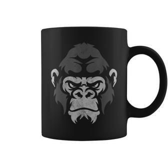 Gorilla Face Intelligent Apes Largest Primates Gorilla Coffee Mug - Monsterry UK