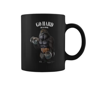 Gorilla Muscle Training With Dumbbell In Fitness Gym Coffee Mug - Thegiftio UK