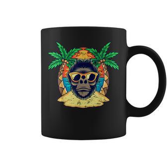 Gorilla With Sunglasses Coffee Mug - Monsterry