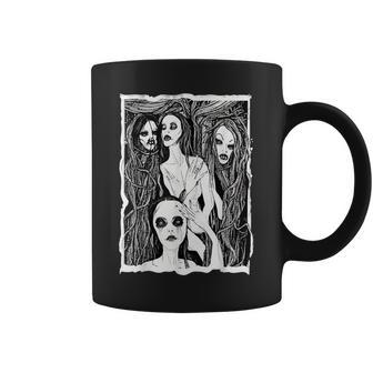 Goth Aesthetic Grunge Occult Emo Satanic Dark Fantasy Coffee Mug - Monsterry UK