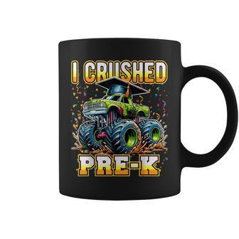 Graduation Pre-K Monster Truck Boys I Crushed Preschool Grad Coffee Mug - Seseable