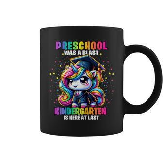 Graduation Preschool Was A Blast Unicorn Pre-K Girls Grad Coffee Mug - Seseable