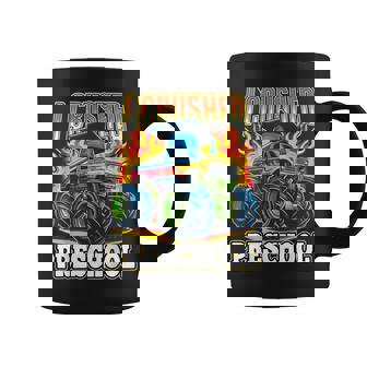 Graduation Preschool Monster Truck Boys I Crushed Pre-K Grad Coffee Mug | Mazezy