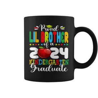 Graduation Proud Lil Brother Of A 2024 Kindergarten Graduate Coffee Mug - Seseable