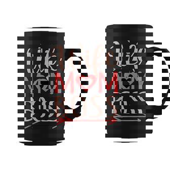 Gráfico Para El Día De La Madre Con Texto En Inglés Wife Mom Boss Mommy Taza de café - Regaloses