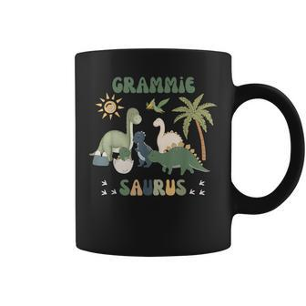 Grammiesaurus T Rex Dinosaur Grammie Saurus Family Matching Coffee Mug | Mazezy