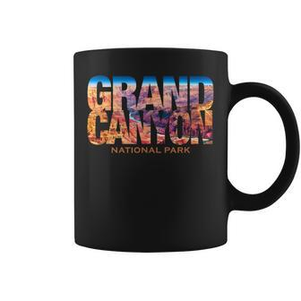 Grand Canyon National Park Photo Text Hiking Souvenir Coffee Mug - Seseable