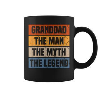 Grandad The Man The Myth The Legend Grandfather Father's Day Coffee Mug - Monsterry DE