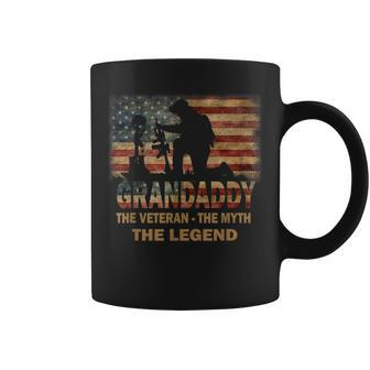 Grandaddy The Veteran Myth Legend Father's Day Coffee Mug - Monsterry DE