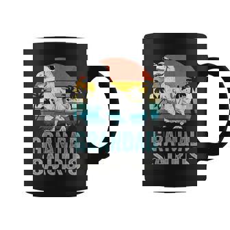 Grandadsaurus T Grandad From Grandchildren T Rex Coffee Mug - Thegiftio UK