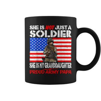 My Granddaughter Is A Soldier Proud Army Papa Coffee Mug - Monsterry AU