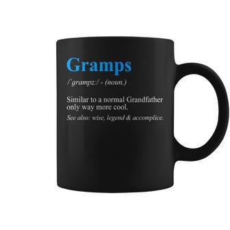 Grandfather Dictionary Definition Quote For Gramps Coffee Mug - Seseable