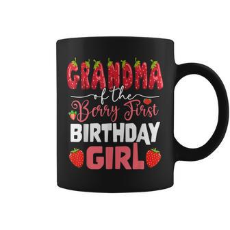 Grandma Of The Berry First Birthday Of Girl Strawberry Gigi Coffee Mug - Monsterry AU