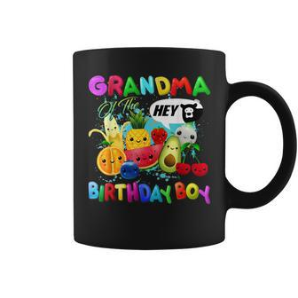 Grandma Of The Birthday Boy Family Fruit Birthday Party Coffee Mug - Seseable