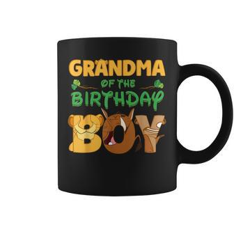 Grandma Of The Birthday Boy Lion Family Matching Coffee Mug - Seseable