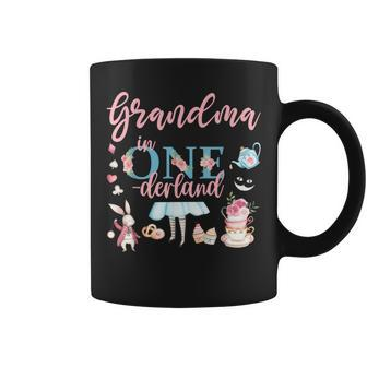 Grandma Of The Birthday Gir-Grandma In Onderland 1St Birtday Coffee Mug - Monsterry AU