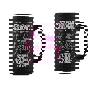 Grandma Of The Birthday Girl Cute Pink Matching Family Coffee Mug - Thegiftio UK