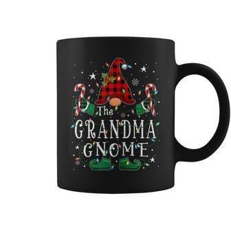Grandma Gnome Buffalo Plaid Matching Family Xmas Pajamas Coffee Mug - Monsterry