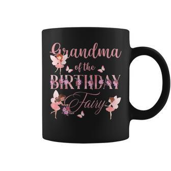 Grandma Of Little Fairy Girl Birthday Family Matching Party Coffee Mug - Monsterry