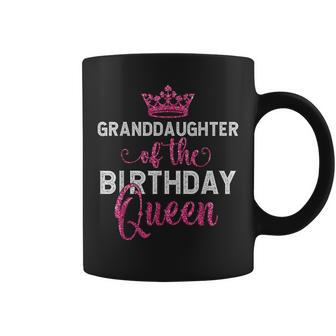 Grandma Match Birthday Granddaughter Of The Birthday Queen Coffee Mug - Thegiftio UK