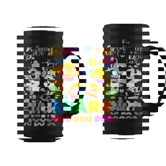Grandma Of The Shark Birthday Boy Girl Party Family Coffee Mug - Thegiftio