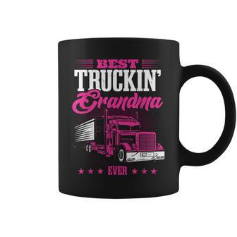 Grandmother Truck Driver Best Truckin' Grandma Ever Coffee Mug | Mazezy