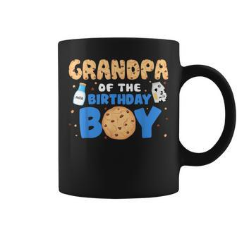 Grandpa Of The Birthday Boy Milk And Cookies 1St Birthday Coffee Mug - Seseable