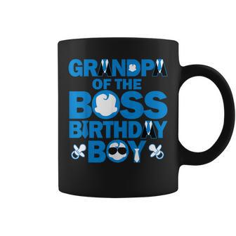 Grandpa Of The Boss Birthday Boy Baby Family Party Decor Coffee Mug - Monsterry UK
