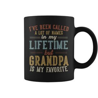 Grandpa Is My Favorite Name Father's Day Grandpa Coffee Mug - Thegiftio UK