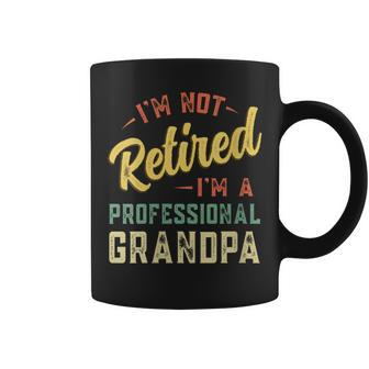 Grandpa For Fathers Day Retired Grandpa Retirement Coffee Mug - Thegiftio UK
