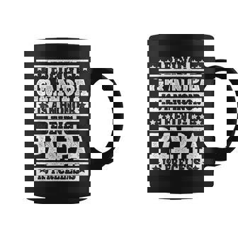 Being Grandpa Is An Honor Being Papa Is Priceless Vintage Coffee Mug - Thegiftio UK