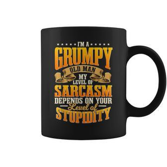 Grandpa I'm A Grumpy Old Man Papa Father's Day Coffee Mug - Monsterry AU