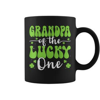 Grandpa Of The Lucky One First Birthday St Patrick's Day Coffee Mug - Thegiftio UK