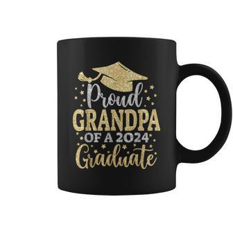 Grandpa Senior 2024 Proud Dad Of A Class Of 2024 Graduate Coffee Mug - Thegiftio UK