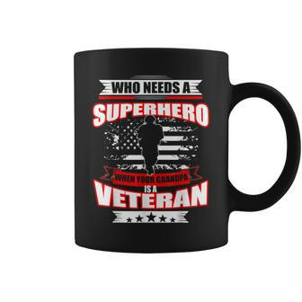 My Grandpa Is Veteran Vintage Happy Veteran's Day Coffee Mug - Monsterry UK