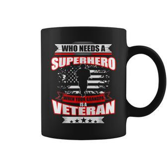 My Grandpa Is Veteran Vintage Happy Veteran's Day Coffee Mug - Monsterry